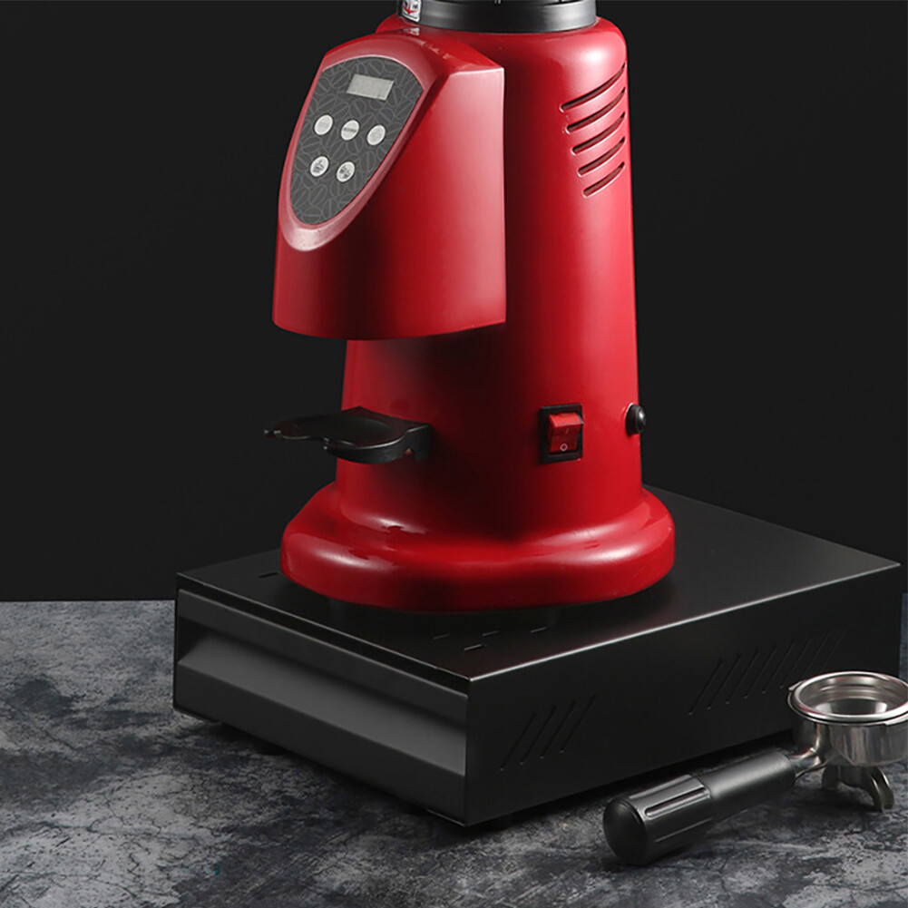 H1 Stainless Steel Coffee Grounds Box with NonSlip Base Coffee Bar