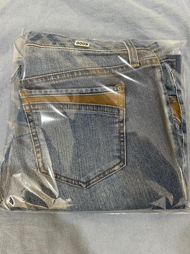 Style&Co Bootcut Jeans Womens Size 8P Blue Stretch Leather Pockets Mid Rise - Picture 10 of 10
