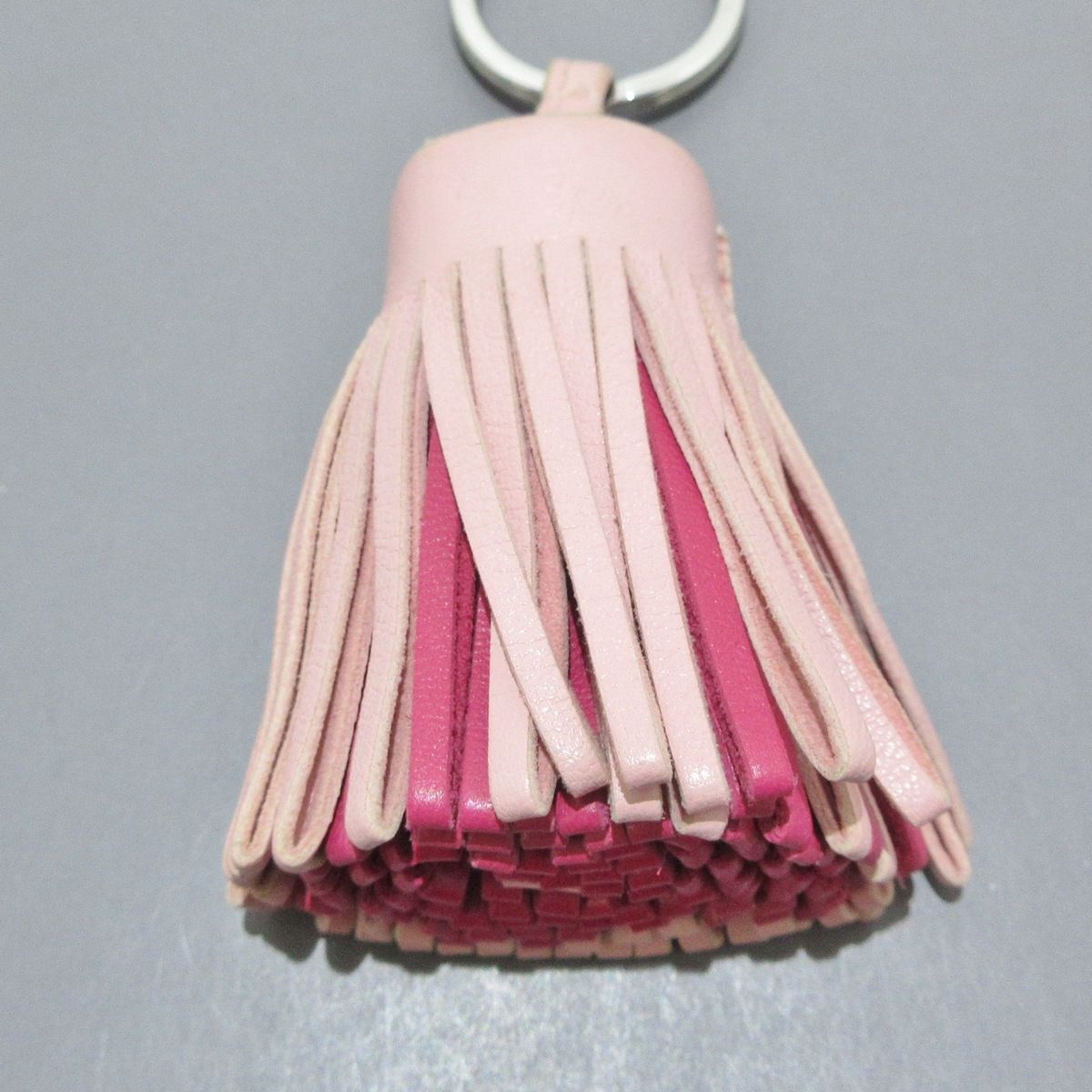 エレガント◆送料込【HERMES】カルメン key chain rose texas Hermes Carmen Key Ring Sakura rose Rose shocking Leather Bag