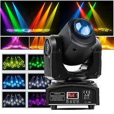 U'King Beam 120W Stage Moving Head Light LED GOBO RGBW DJ DMX Disco Club Light