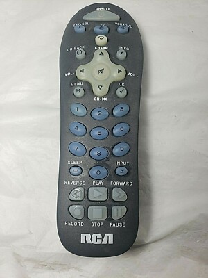 RCA Universal Remote Control Cable/Sat/TV/VCR/DVD RCR312W RCR312WV RCR312WR