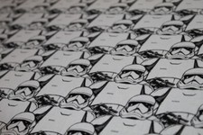RETRO Storm Troopers STAR WARS Fabric 1/2 Yard Half Yd YD. COTTON Storm Trooper