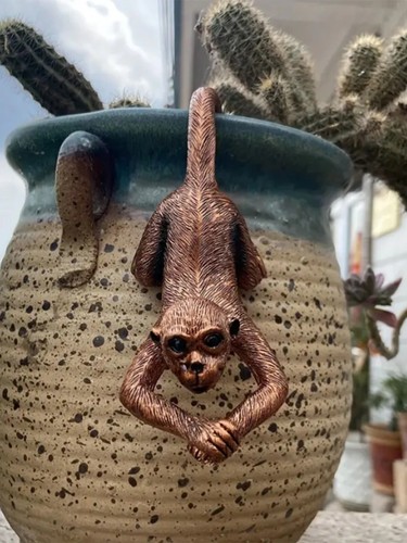 Resin Affe Figur Lebendige Tier Skulptur Realistisch für Blumentopf Deko - Bild 10 von 24