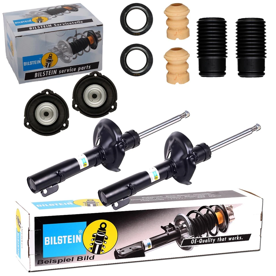 2x BILSTEIN B4 STOßDÄMPFER + DOMLAGER VORNE für VW POLO 9N + ROOMSTER + AUDI A2