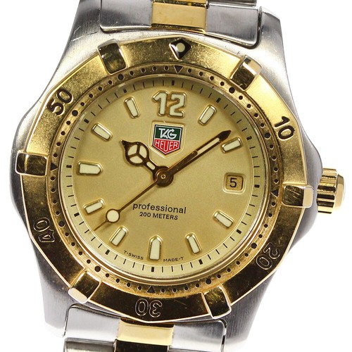 TAG HEUER 2000 series WK1321 Date gold 