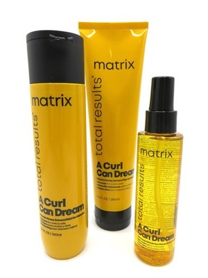 MATRIX TOTAL RESULTS A CURL CAN DANCE SHAMPOO 10.1 OZ & MASK 9.4 OZ & OIL 4.4 OZ
