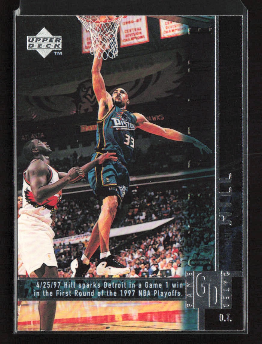 1997-98 Upper Deck #321 Grant Hill Detroit Pistons Near Mint or Better