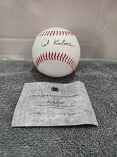 Autographed Baseball Ball Al Kaline  Detroit Tigers With COA