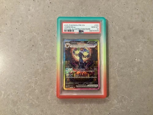 Umbreon EX 161/131 Prismatic Evolutions SIR PSA 10 ‘Sunbreon’ Graded Guard