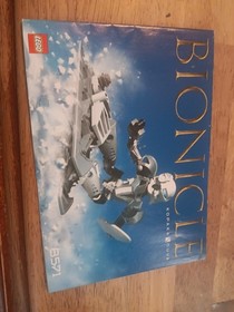 Lego 8571 Bionicle Kopaka Nuva Instruction Manual Only No Bricks Used Wear