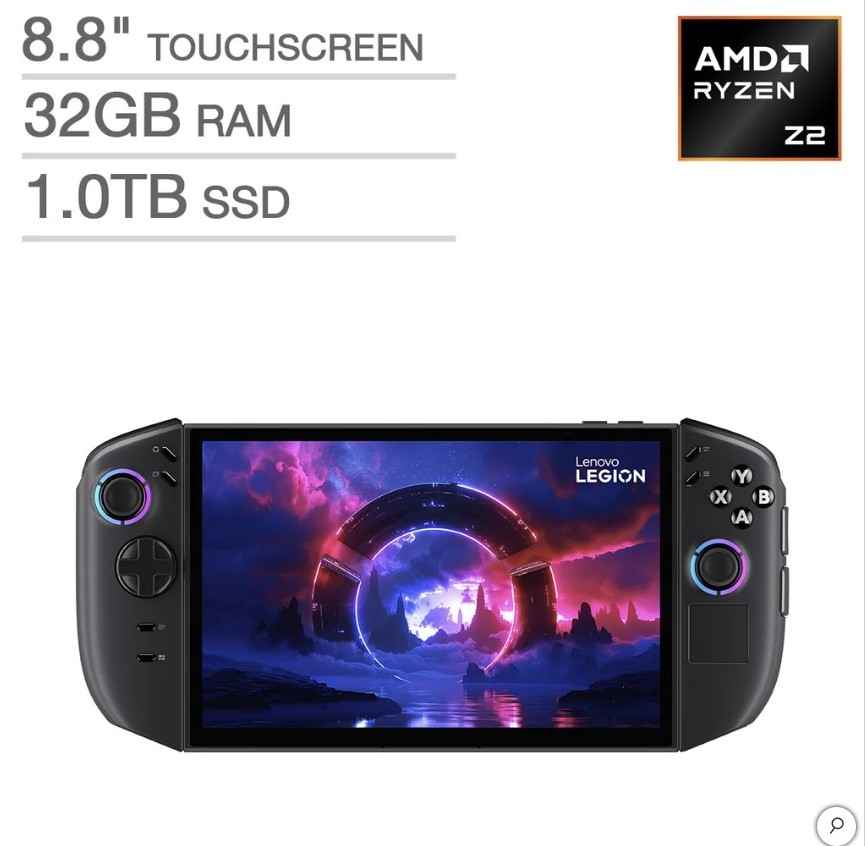 Lenovo Legion Go 2 Handheld Gaming PC AMD Ryzen Z2 32GB 1TB 8.8