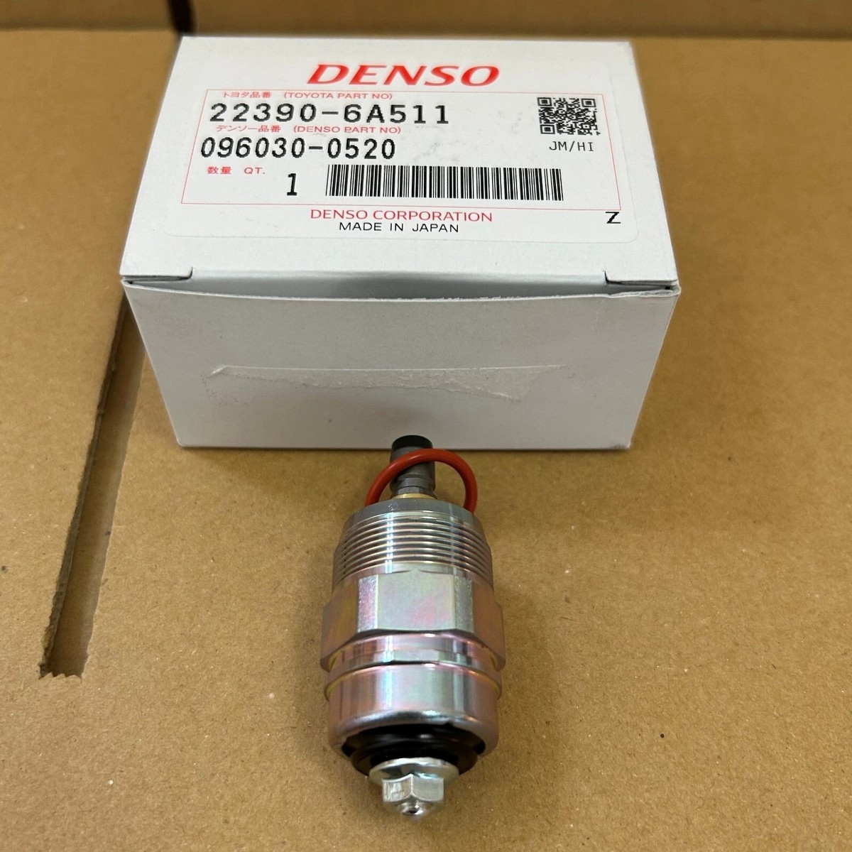 TOYOTA Genuine OEM Fuel Cut Off Solenoid 22390-6A511 COROLLA ALTIS