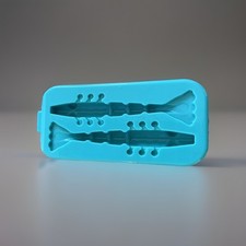 Soft Plastic Bait Mold, 6 Inch Shrimp Prawn, Plastisol, Made In USA