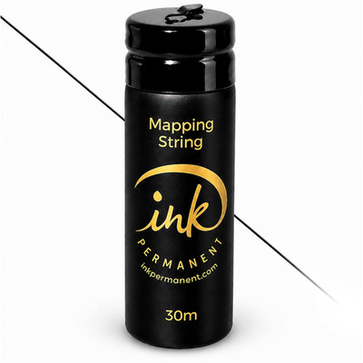Brow Mapping String [100 Ft Bottles - 30 M] Pre-Inked String for Permanent Makeu