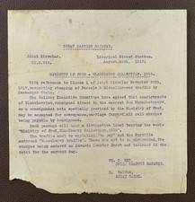 1918 Great Eastern Railway Liverpool St Stn Food Ministry Blackberry Collection