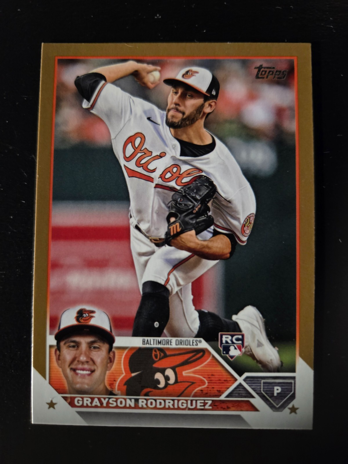 2023 Topps Update Grayson Rodriguez Gold #1887/2023 Rookie #US50