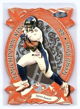 1998 Fleer Ultra Touchdown King Terrell Davis # 1 Denver Broncos