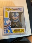 Venom (1218) (Chase) (Blue) Funko Pop With Pop Stacks Pop Protector