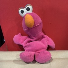 Sesame Street Elmo Pink Plush Stuffed Toy Washable Small 6-14 in 1997 MPN