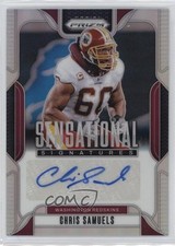 2024 Panini Prizm Sensational Signatures 59/149 Chris Samuels #SS-CSS Auto 1ek2