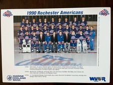 1990 AHL Rochester Americans Team Photo