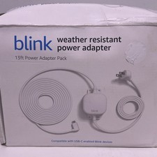 Blink Weather Resistant 13ft Power Adapter for Blink Mini 2 and Blink Outdoor 4