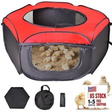 Brooder Box for Chick Starter Kit - Brooder Chicken Brooder Tent,Red