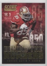 2014 Score Behind The Numbers Gold Vernon Davis #BN5 7l6