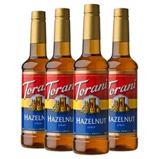 Torani Syrup, Hazelnut, 25.4 Ounces Pack of 4 