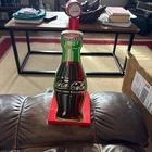 Vintage Coca-Cola Contour Bottle Wooden Paper Towel Holder