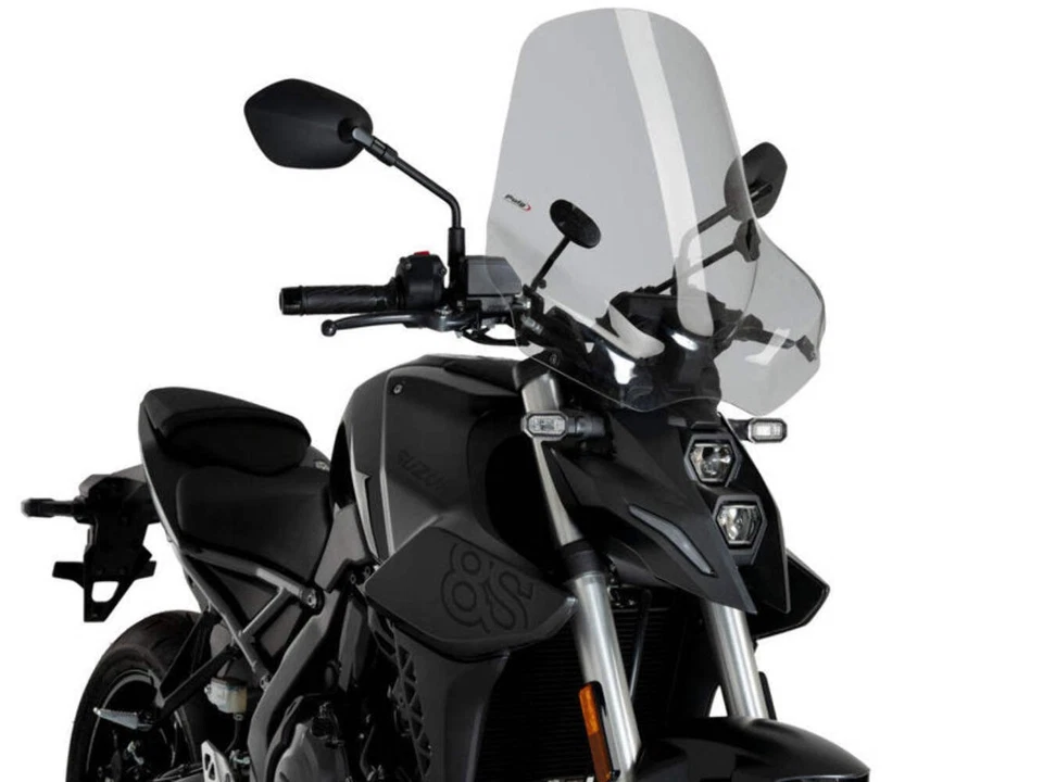Puig Touring II Screen Windshield Light Smoke for Suzuki GS 500 E (01-08) - Image 2 of 4