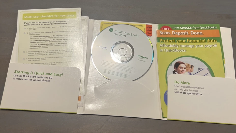 INTUIT QUICKBOOKS PRO 2010 FOR WINDOWS FULL RETAIL US VERSION - Image 2 of 4