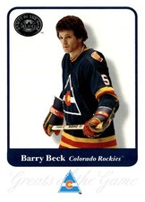 2001-02 Fleer Greats of the Game #15 Barry Beck