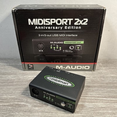 M AUDIO M-Audio MIDISport Anniversary Edition 2x2 USB MIDI Interface - Schwarz