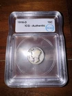 1916-D Mercury Dime Authentic ICG Lowball Set Filler Key Date Merc Silver Estate