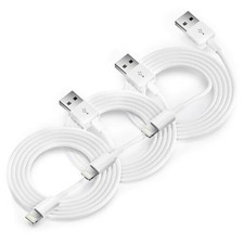 3Pack Car Apple Carplay Cable, Car Charger Cord,USB A to Lightning