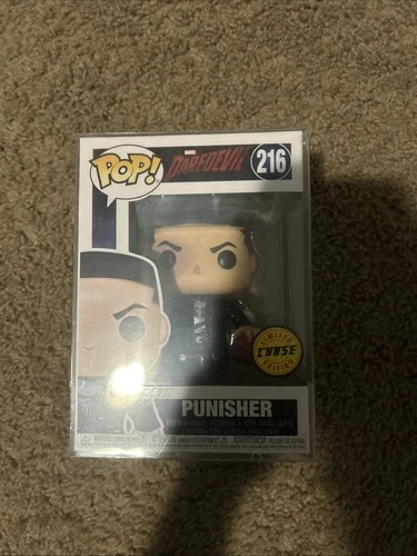 Funko Pop! Marvel: Daredevil Punisher #216 Collectible Figure Chase