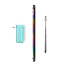 FinalStraw Collapsible, Reusable, Metal Straw | Travel Case, Cleaning Tool | ...