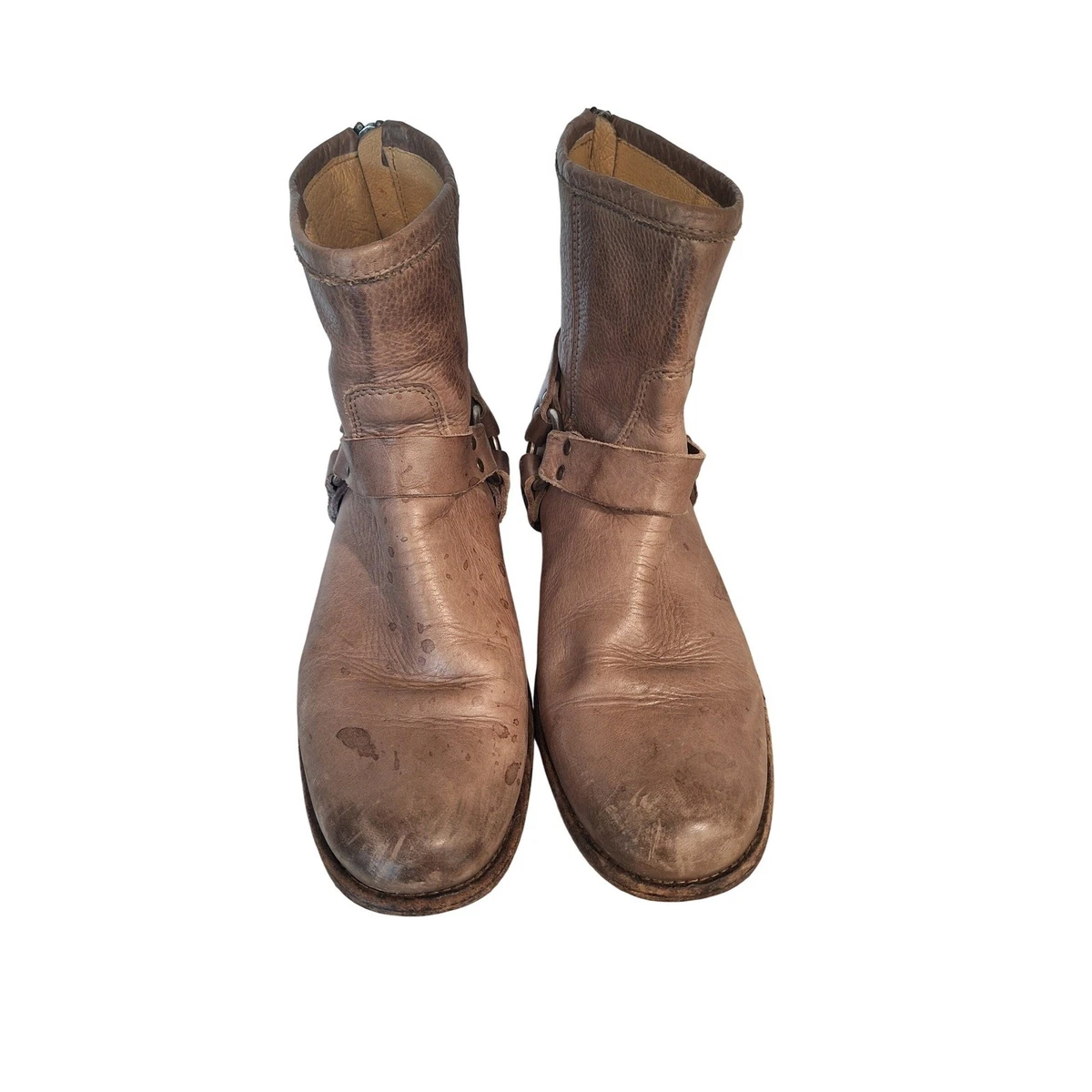 FRYE Leather Western Gray Boots Size 7.5 Frye Gray Western Boots for Women for sale | eBay main image 2