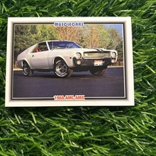 Vintage 1992 Musclecar 1968 Amc Amx Trading Card Spec Card N3