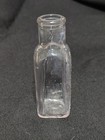 Vintage Carpenter Morton Co Colorite 4" Clear Glass Bottle Empty With No Lid — photo 2