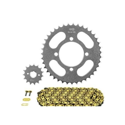 Kit chaîne SYM 125 XS K AFAM à haute résistance mécanique pour une transmission fluide