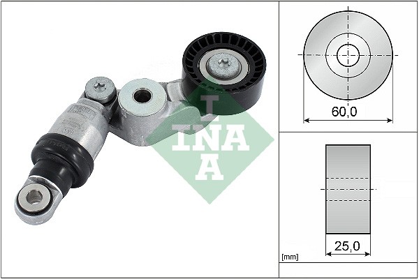 INA 534 0585 10 Keilrippenriemen Spannrolle FüR Mazda-image