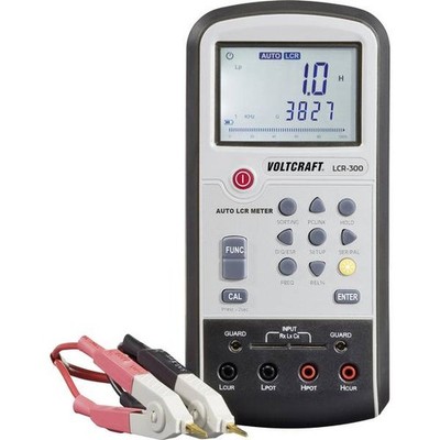 VOLTCRAFT LCR-300 Digital LCR Measuring Bridge CAT I Display (Counts): 20