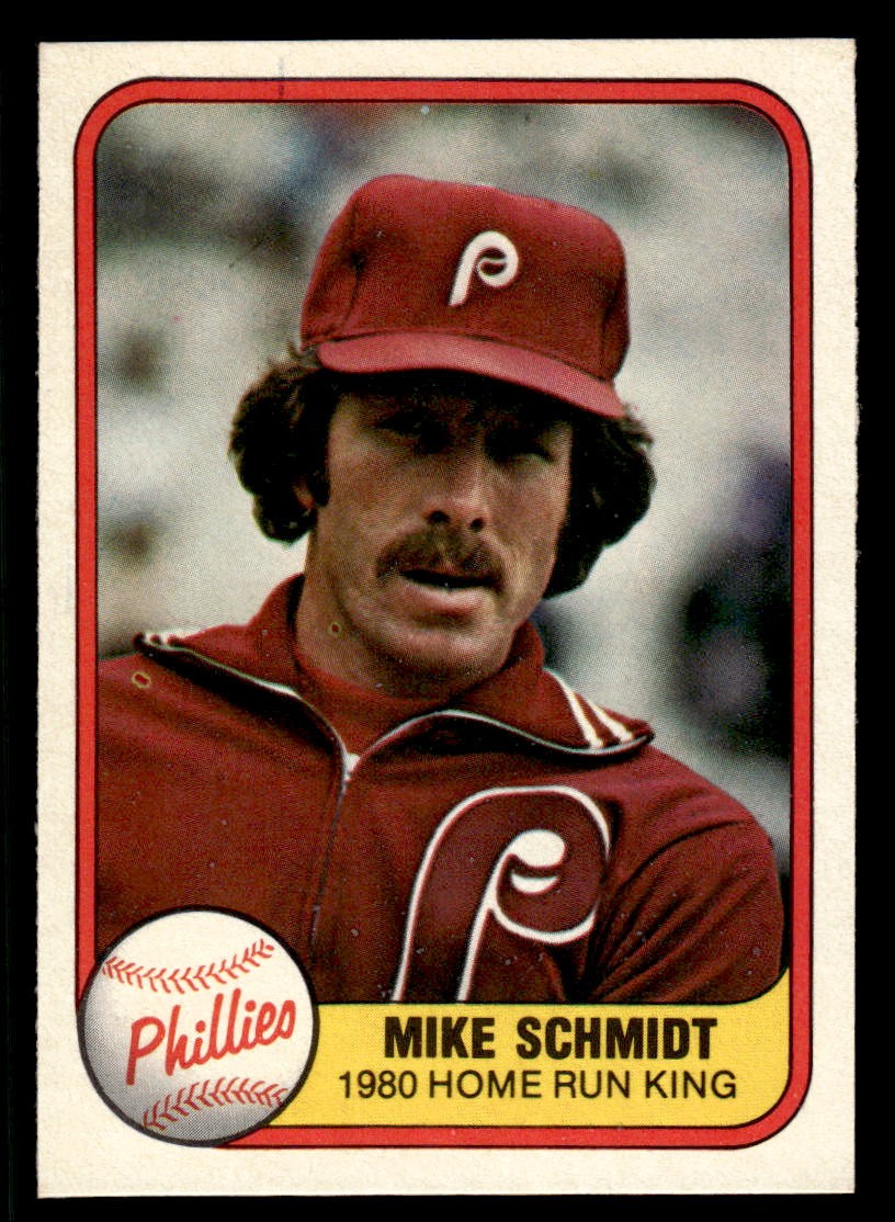 1981 Fleer - Mike Schmidt #5b Philadelphia Phillies