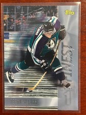 1998-99 Topps - Mystery Finest Teemu Selanne #M1 'Silver'  Anaheim Ducks