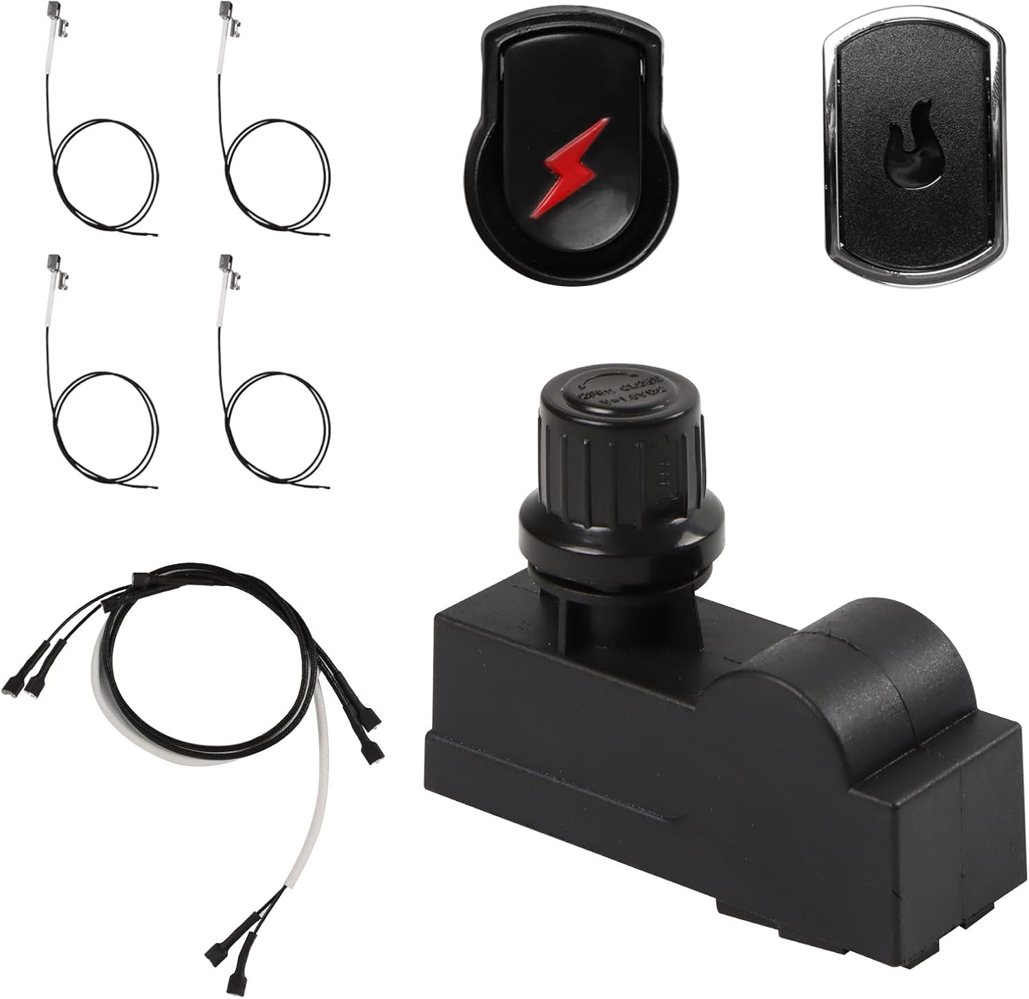 Ignition Kit for Charbroil Gas Grills, 2 Outlet Ignitor Module Replacement with