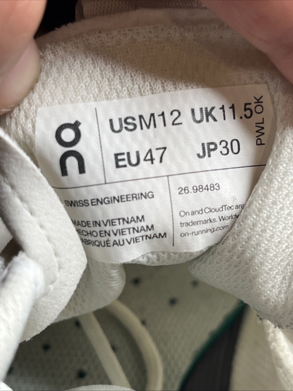 On Cloudnova Form White Eclipse Mens Size 12 US R… - image 7