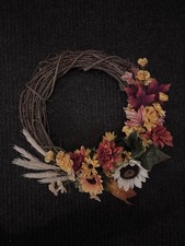 Autumn Silk Floral Wreath