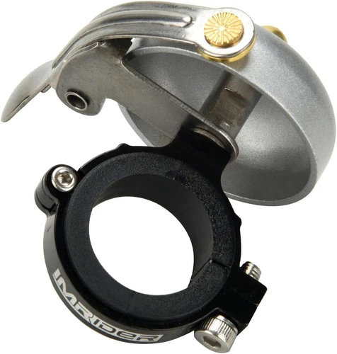 Campana de bicicleta de latón mini, plata más fuerte transparente para manillar Φ20~29 mm Foto 4 de 4